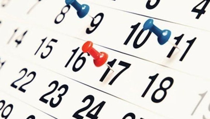 2021 Resmi Tatiller takvimi! Yeni yılda resmi tatiller hangi günlere denk geliyor?