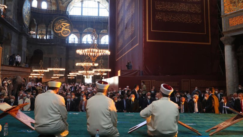 Ayasofya haberine tepki