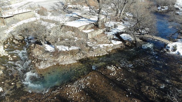 Munzur Gözeleri’nde kış güzelliği