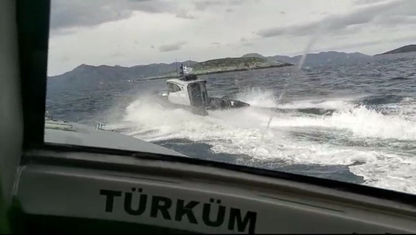 Son dakika haberler… Yunan sahil güvenlik unsurları ihlal ettikleri Türk kara sularından sürülerek çıkartıldı