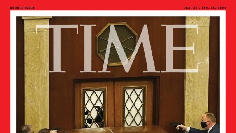 ABD’deki kaosun ardından Time’dan çarpıcı kapak: Demokrasi saldırı altında!