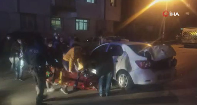 Ankara’da akıl almaz kaza!