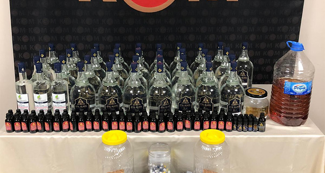 Kaçak alkol yapımında kullanacaklardı, polisin dikkatinden kaçmadı