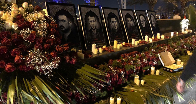 İranlı General Süleymani ve El-Mühendis için Bağdat’ta anma töreni