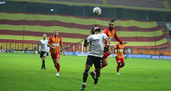 Beşiktaş Kayseri’de 3 puanı 2 golle aldı