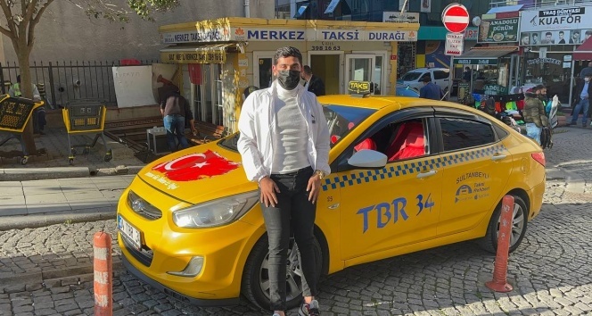 Taksici, bulduğu para dolu cüzdanı sahibine teslim etti