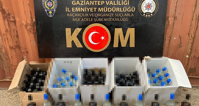 Gaziantep’te sahte içki operasyonu: 3 gözaltı