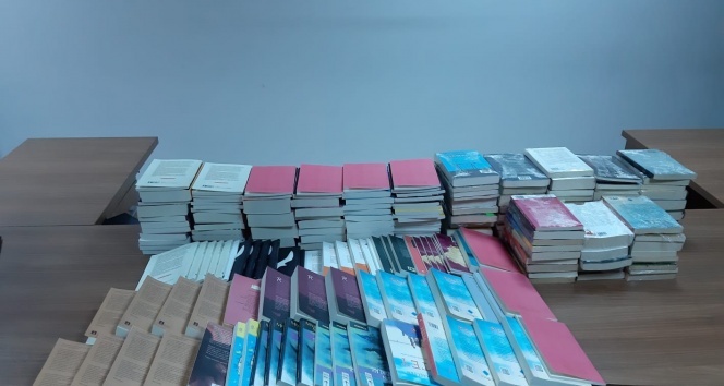 Bandrolsüz 212 adet kitap ele geçirildi