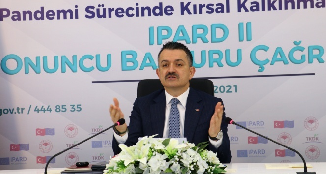 Bakan Pakdemirli: ‘1 milyar 125 milyon liralık hibe paketini üreticimize, yetiştiricimize, yatırımcımıza sunuyoruz’