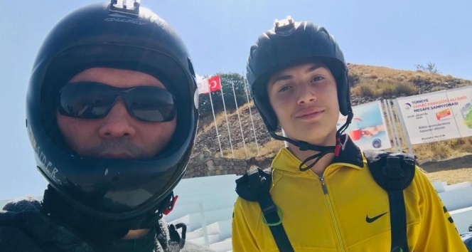 Baba ve oğlu, havada ve karada ayrılmaz ikili oldu