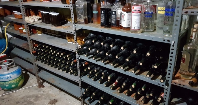 Tekirdağ’da 550 litre sahte içki ele geçirildi