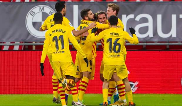 Barcelona, erteleme maçında A.Bilbao’yu deplasmanda yendi