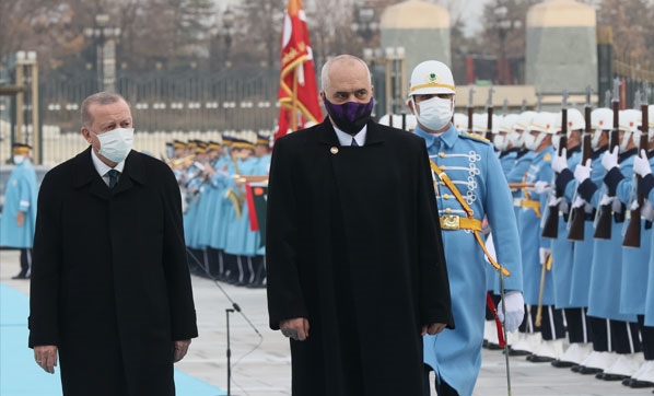 Cumhurbaşkanı Erdoğan, Arnavutluk Başbakanı Rama’yı kabul etti