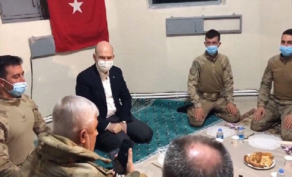 Cumhurbaşkanı Erdoğan Mehmetçiğin yeni yılını kutladı