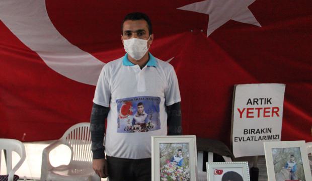 HDP önünde eylem yapan baba tehdit edildi!