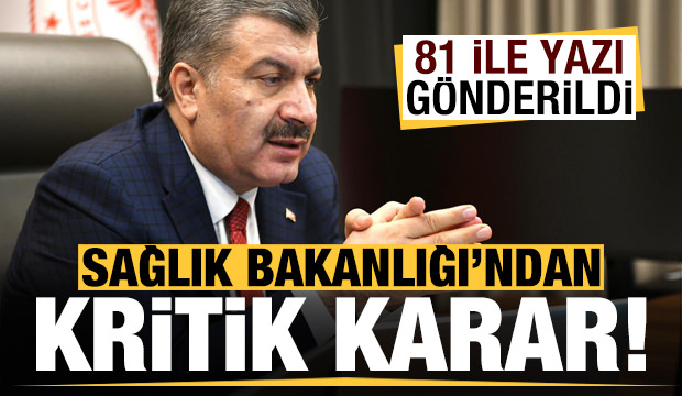 Kritik karar! Sağlık Bakanlığı 81 ile gönderdi