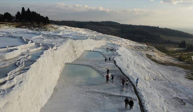 Pamukkale’yi 2020’de 625 bin kişi ziyaret etti