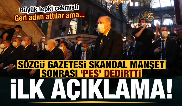 Son dakika: Sözcü’den skandal manşet sonrası ‘pes’ dedirten açıklama! Geri adım attılar ama…