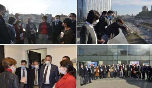 Kaftancıoğlu ve CHP’liler mührü kırıp kaçak yapıya girdi