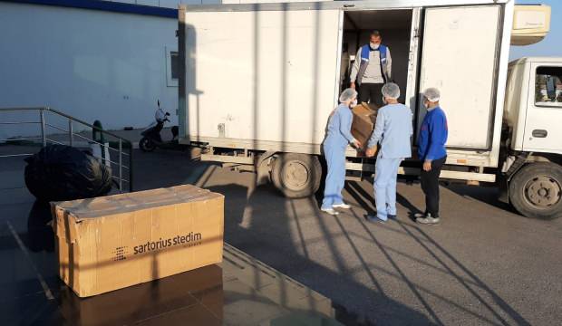 Yerli aşı üreten firmanın çalınan malzemeleri teslim edildi