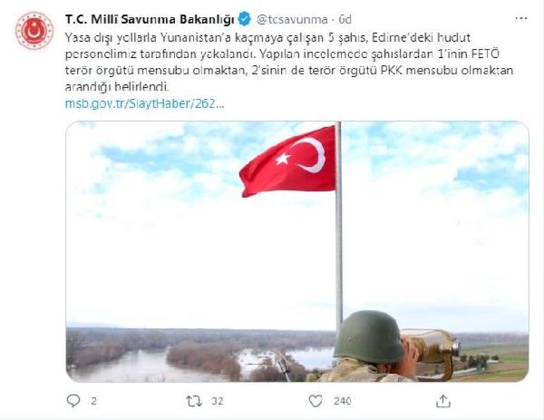 6038d853adcdeb07b0e05cca Son dakika: Yunanistana kaçacaklardı Yakalandılar...
