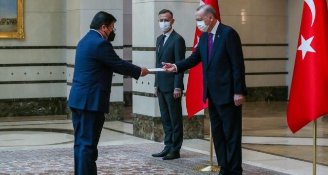 Cumhurbaşkanı Erdoğan, Şili Büyükelçisini kabul etti