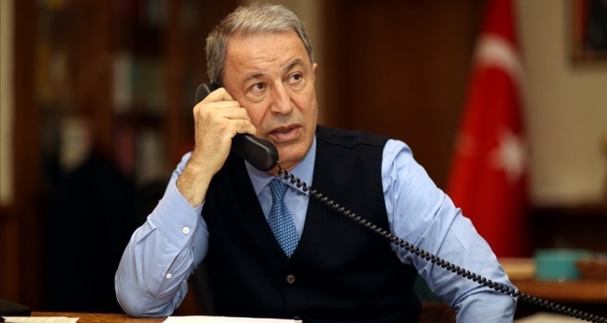 Bakan Akar ve ABDli mevkidaşı Austin telefonla görüştü