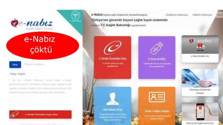 e Nabız “aşı” randevusu çöktü!