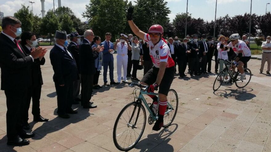 Kıbrıs Gazisi Tandoğan için pedal bastılar