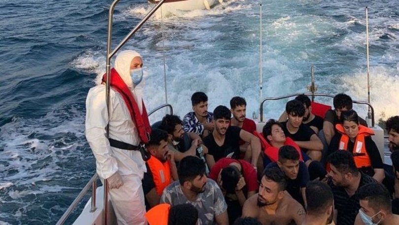Çanakkale açıklarında 63 yabancı uyruklu ile 2 şüpheli yakalandı