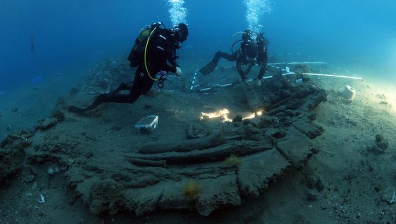 Su altı kazılarında Osmanlı savaş gemisi gün yüzüne çıkarılıyor