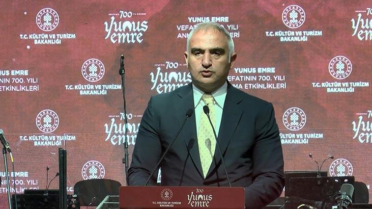Bakan Ersoy Yunus Emre’yi anma etkinliğine katıldı