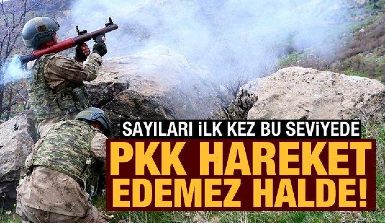 Yurt içindeki terörist sayısı 200’ün altında: PKK hareket edemez hale geldi