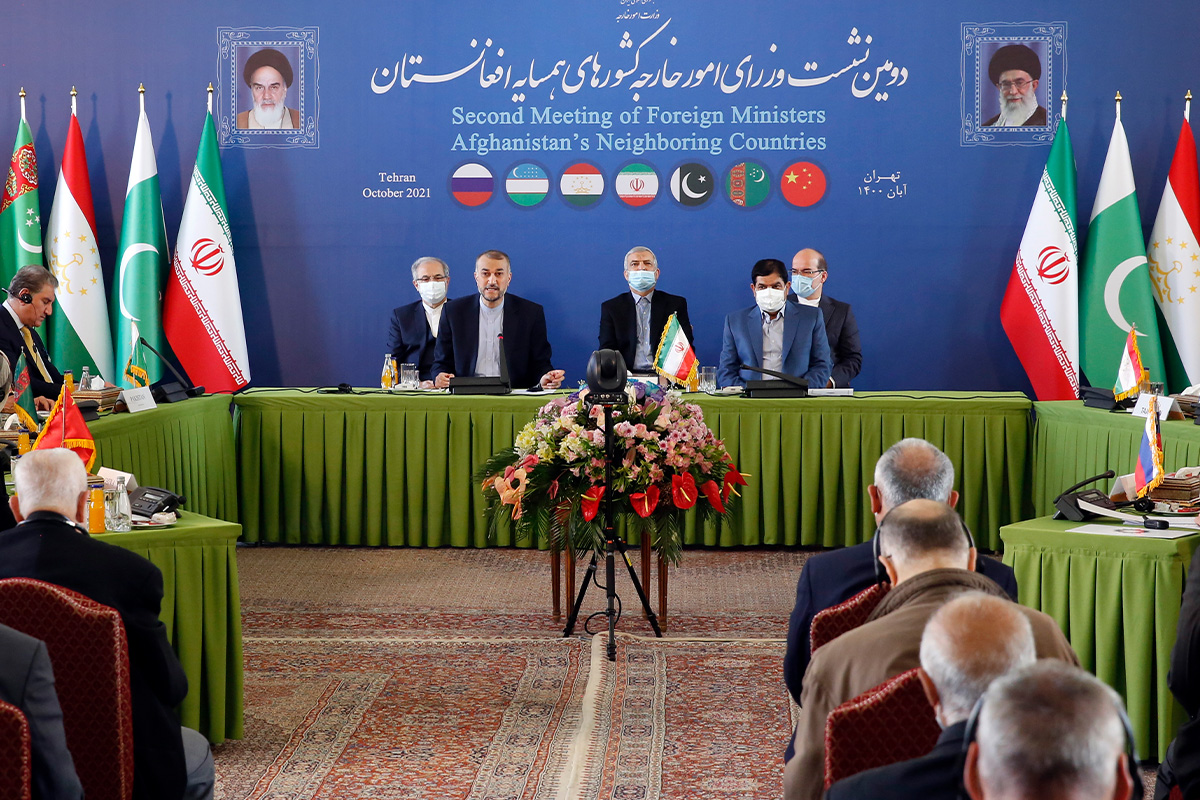 Afganistan’a komşu ülkeler Tahran’da toplandı
