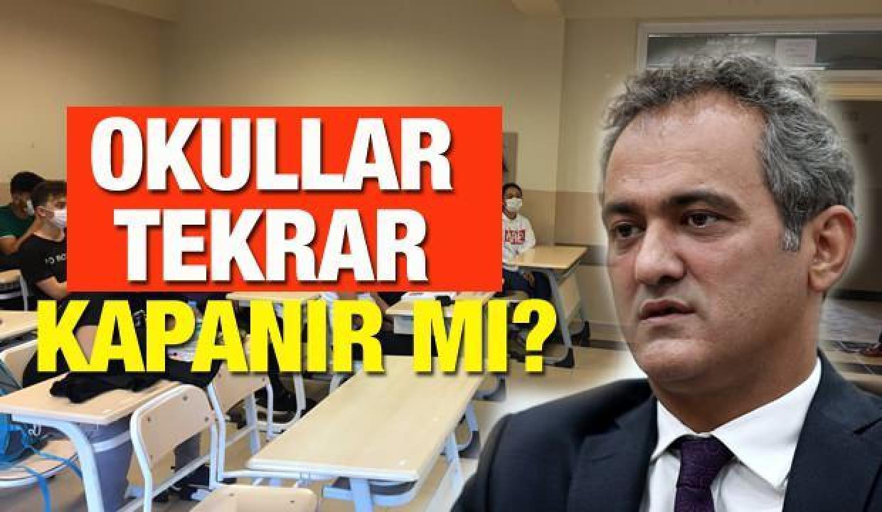 Okullar yeniden kapanıyor mu? (MEB) Yeni ortaya çıkan varyant sonrası okulların 15 tatile erken…