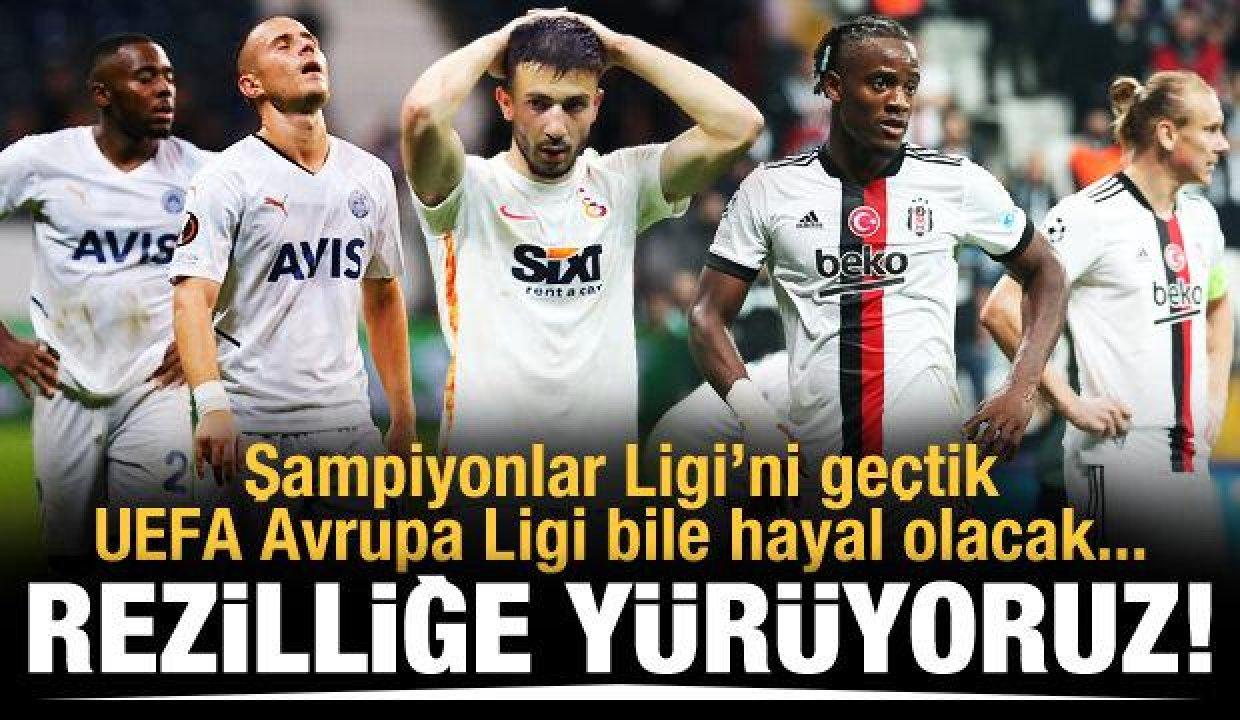 UEFA Avrupa Ligi bile hayal olacak!