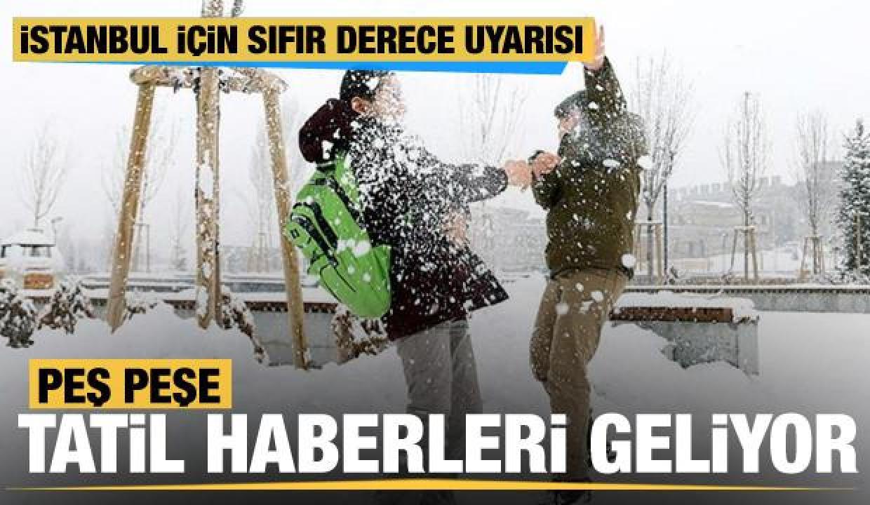 Kar tüm yurdu etkisi altına aldı: Peş peşe tatil haberleri geliyor