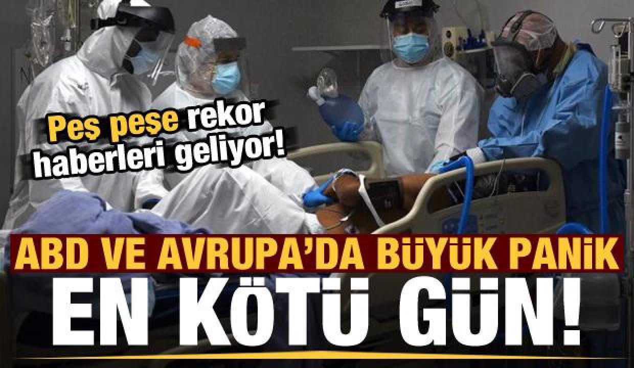 ABD ve Avrupa’da büyük panik! En kötü gün, peş peşpeşe rekor haberleri