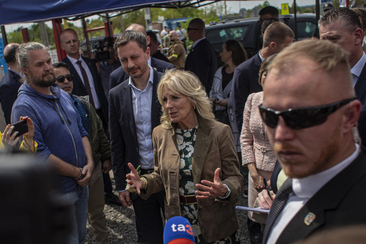 First Lady Biden’dan Ukrayna’ya ziyaret
