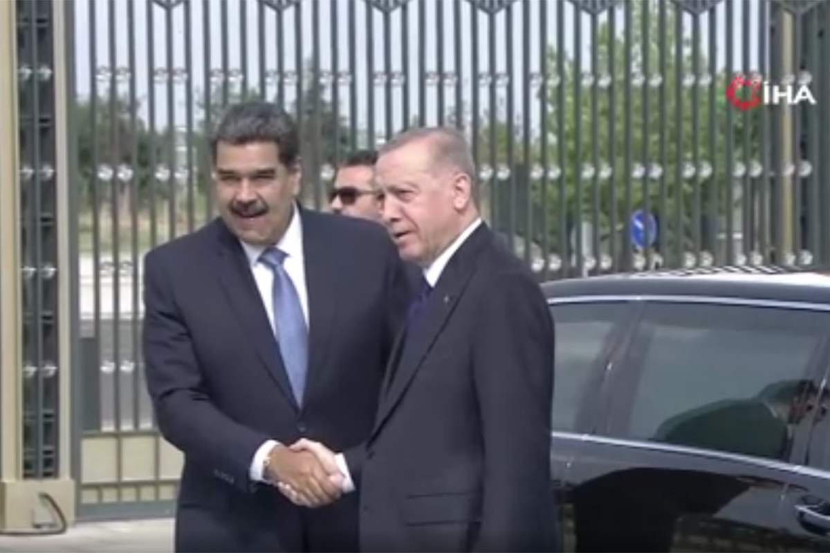 Cumhurbaşkanı Erdoğan, Venezuela Devlet Başkanı Maduro’yu resmi törenle karşıladı
