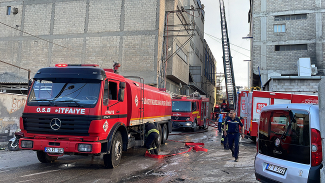 Gaziantep'te atölye yangını