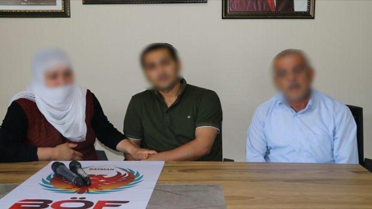 İkna edilen terörist Batman’da ailesiyle buluşturuldu